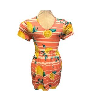 Pink lemon filly flair top